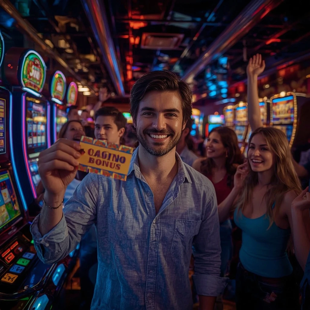 a person with a casino bonus SLOTY CASINO